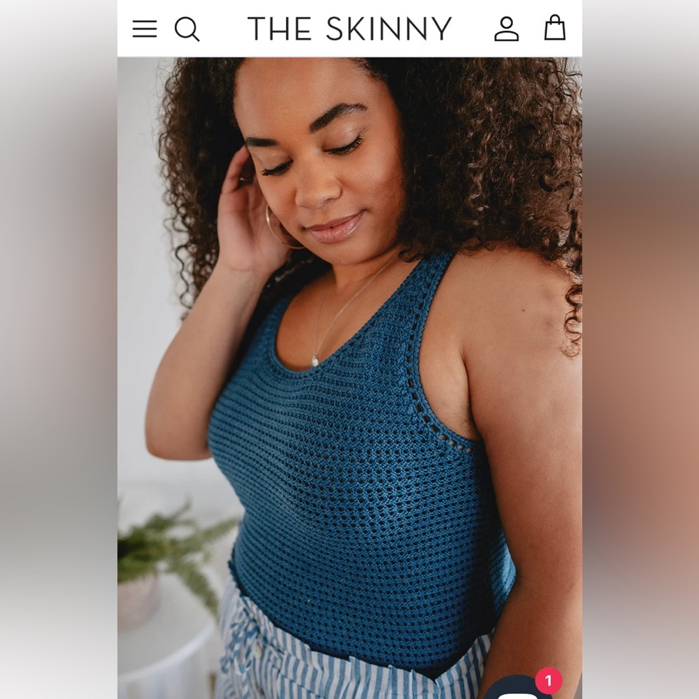 Soft Knitted Tank Top in Green